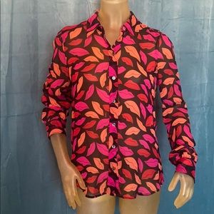 Diane Von Furstenberg Lips blouse!